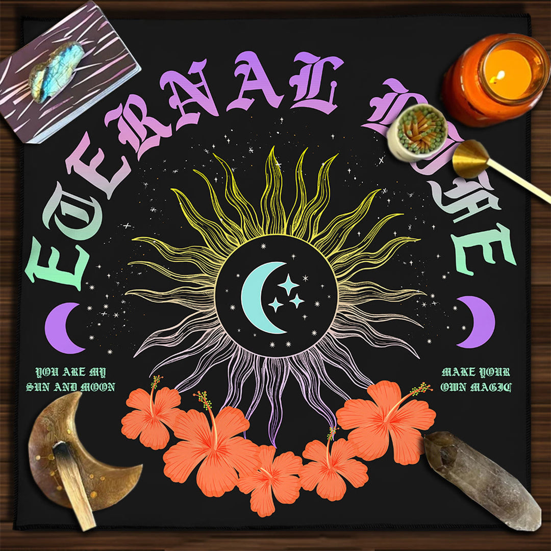 Olivenorma Square Divinazione Fasi Lunari Tarocchi Tovaglia