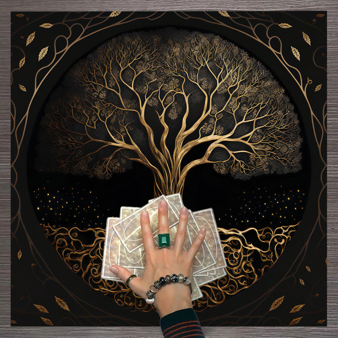 Tovaglia per altare Olivenorma Tree of Life, arazzo, tovaglia dei tarocchi