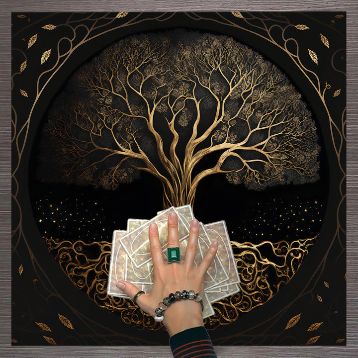 Tovaglia per altare Olivenorma Tree of Life, arazzo, tovaglia dei tarocchi