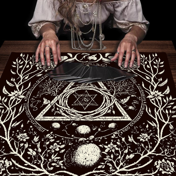 Tovaglia per altare Olivenorma Tree of Life, arazzo, tovaglia dei tarocchi
