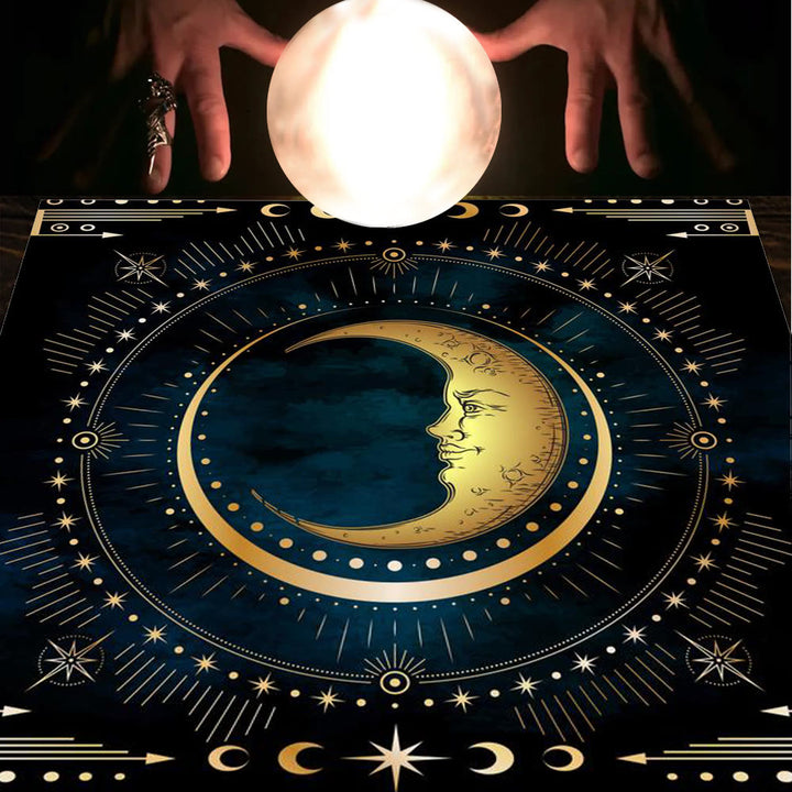 Tovaglia Olivenorma Mandala Fasi Lunari Divinazione Tarocchi 