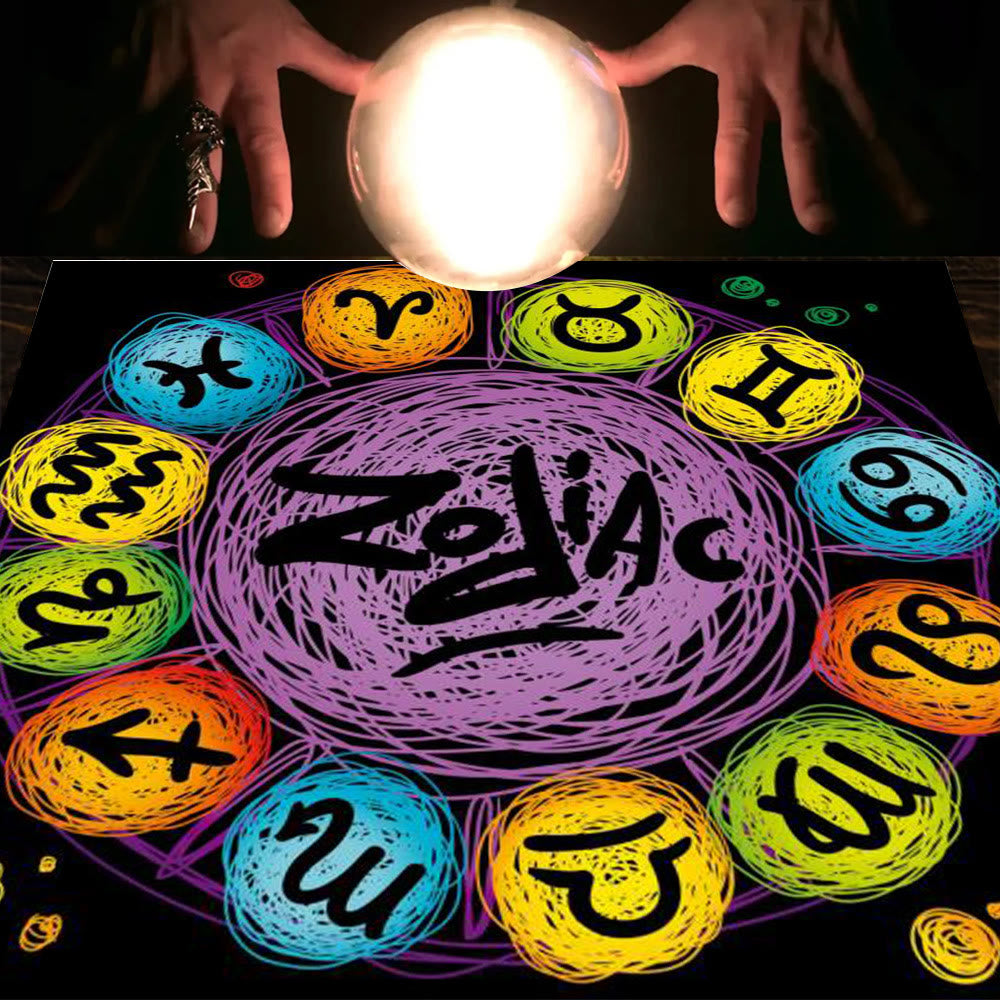 Tovaglia Olivenorma Mandala Fasi Lunari Divinazione Tarocchi 