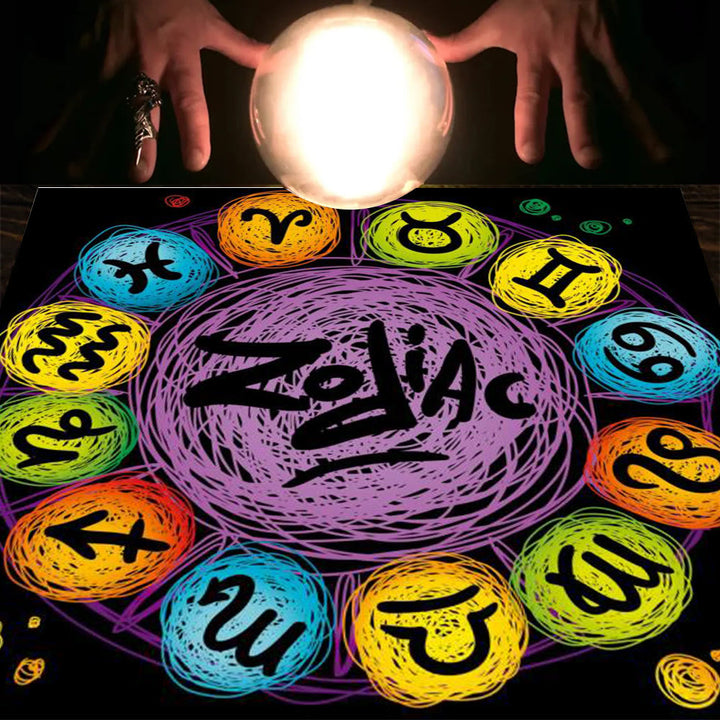 Tovaglia Olivenorma Mandala Fasi Lunari Divinazione Tarocchi 