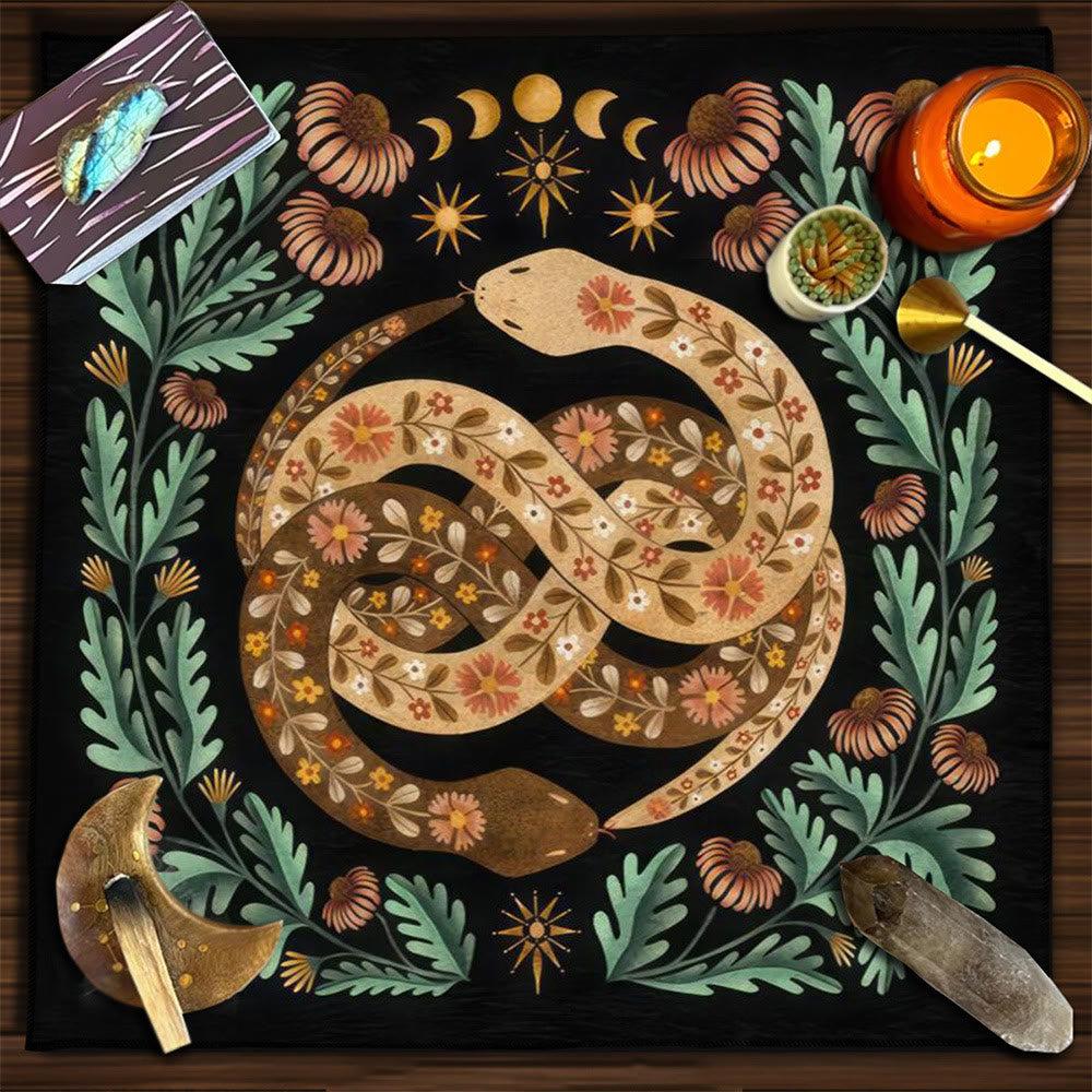 Olivenorma Yggdrasil Albero Sacro Misterioso Tovaglia dei Tarocchi