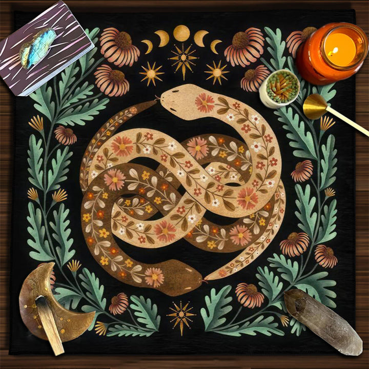 Olivenorma Yggdrasil Albero Sacro Misterioso Tovaglia dei Tarocchi