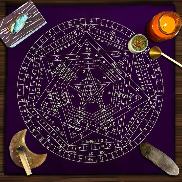 Olivenorma Yggdrasil Albero Sacro Misterioso Tovaglia dei Tarocchi