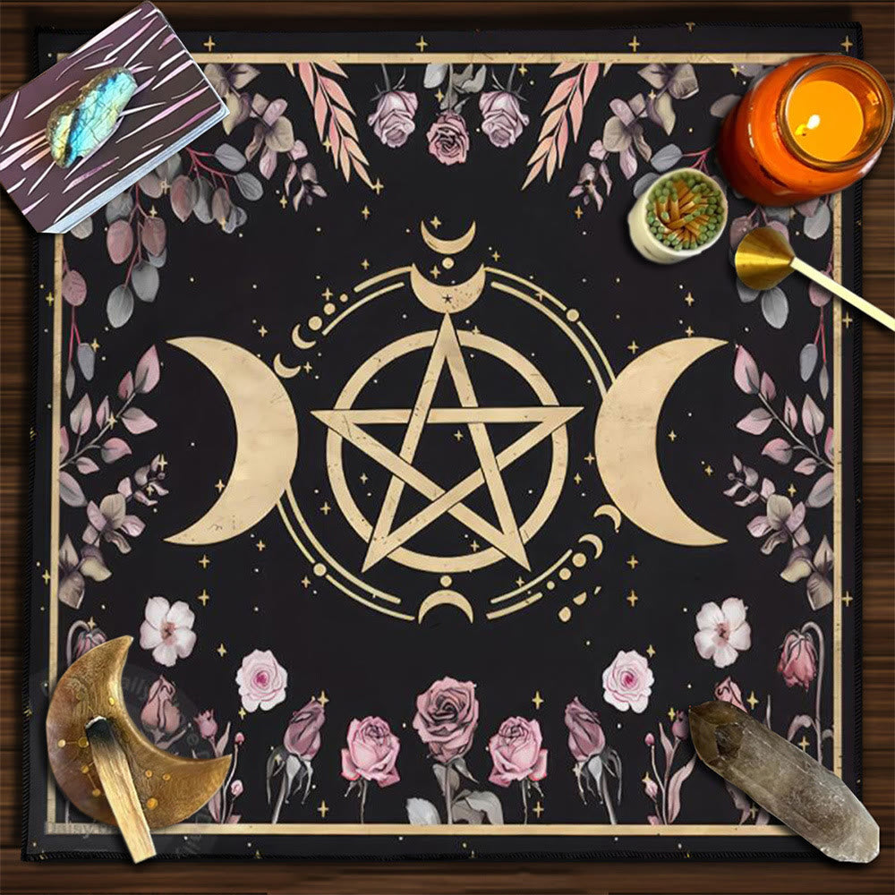 Olivenorma Yggdrasil Albero Sacro Misterioso Tovaglia dei Tarocchi