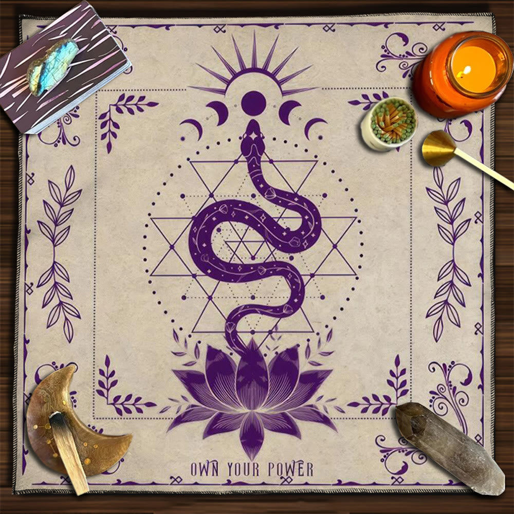 Olivenorma Yggdrasil Albero Sacro Misterioso Tovaglia dei Tarocchi