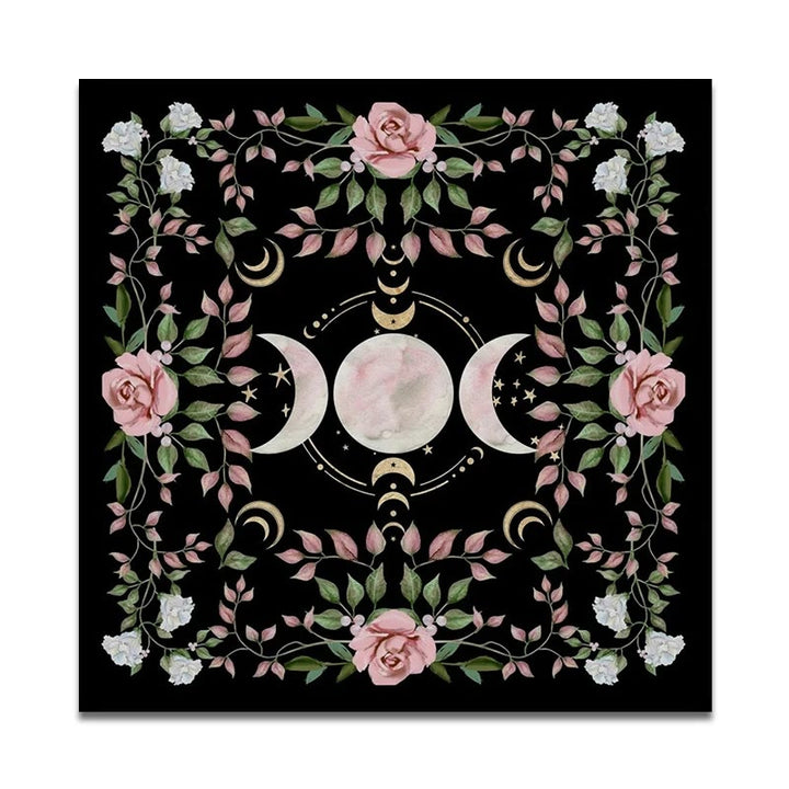 Olivenorma Triplice Dea Luna Simbolo Divinazione Tarocchi Tovaglia 