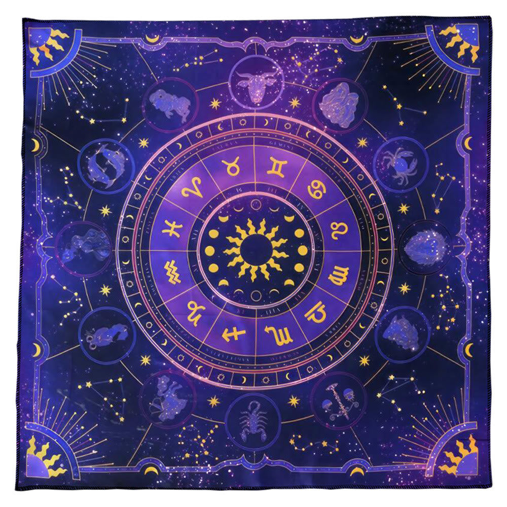 Olivenorma Costellazioni Segni Zodiacali Divinazione Tarocchi Tovaglia