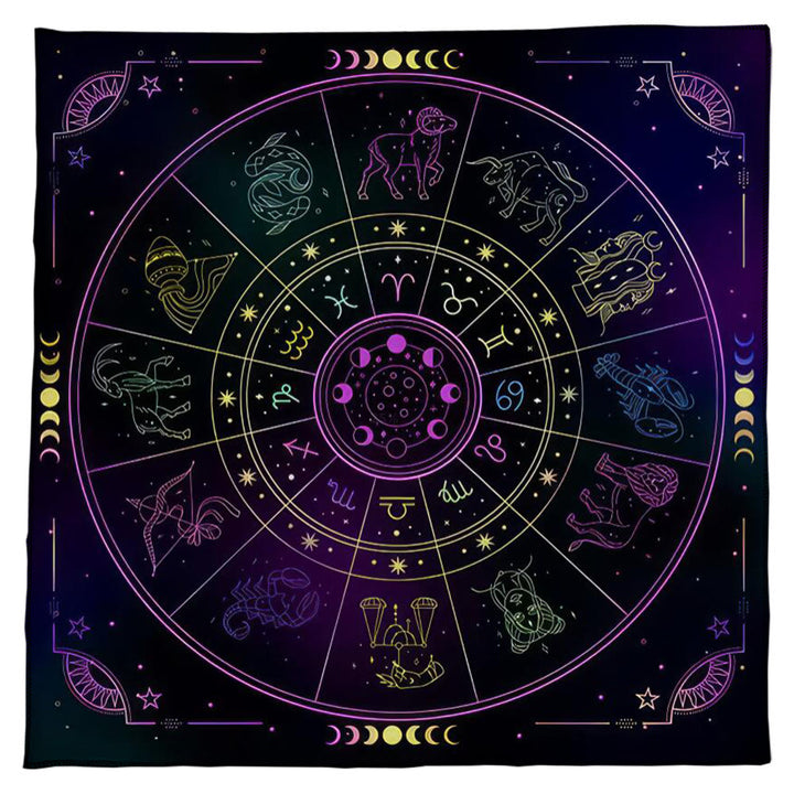 Olivenorma Costellazioni Segni Zodiacali Divinazione Tarocchi Tovaglia