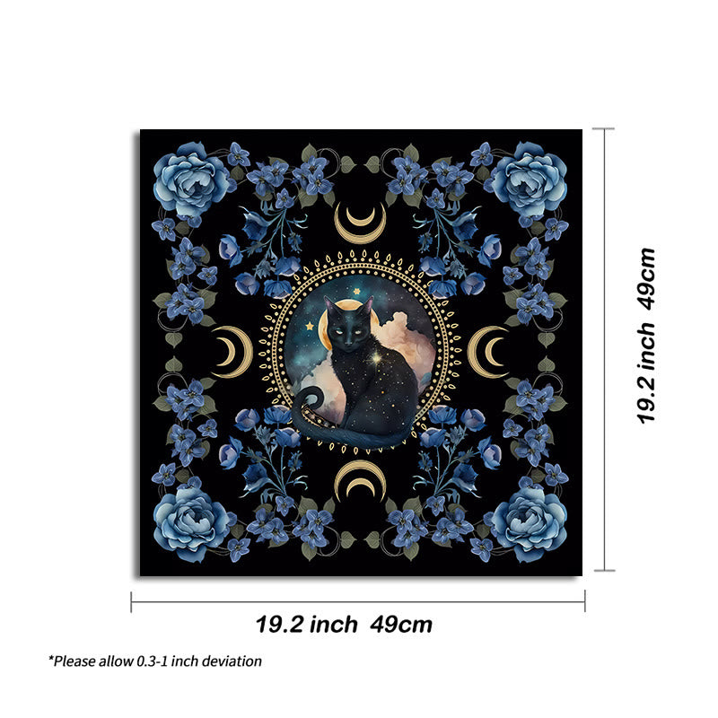 Olivenorma Dio Segno Gatto Divinazione Tarocchi Tovaglia