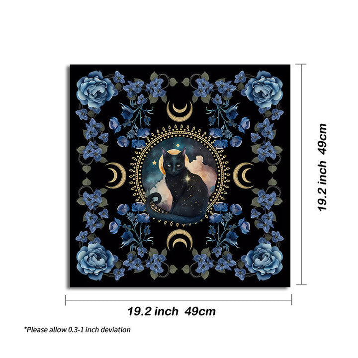 Olivenorma Dio Segno Gatto Divinazione Tarocchi Tovaglia