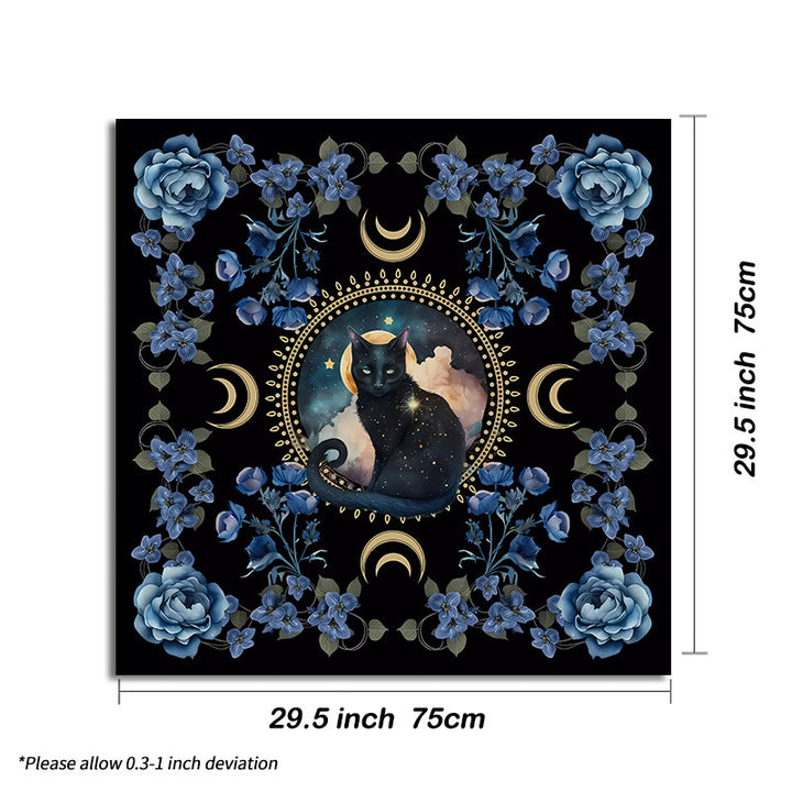 Olivenorma Dio Segno Gatto Divinazione Tarocchi Tovaglia