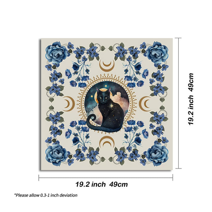 Olivenorma Dio Segno Gatto Divinazione Tarocchi Tovaglia