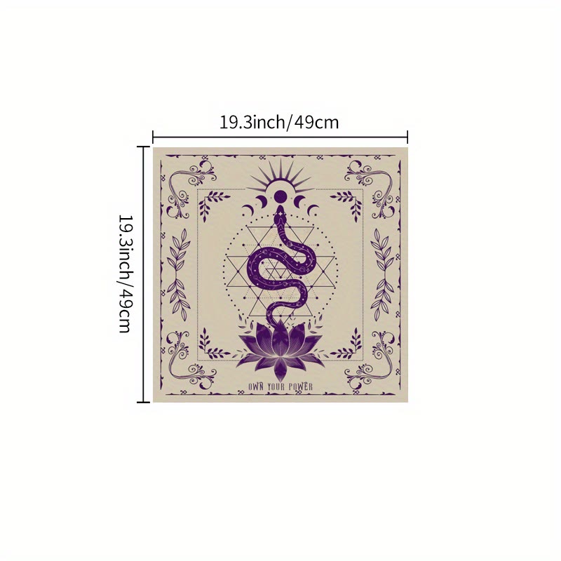 Olivenorma Snake &amp; Lutos Moon Magic Divinazione Tarocchi Tovaglia 