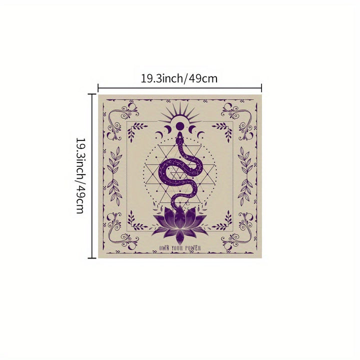 Olivenorma Snake &amp; Lutos Moon Magic Divinazione Tarocchi Tovaglia 