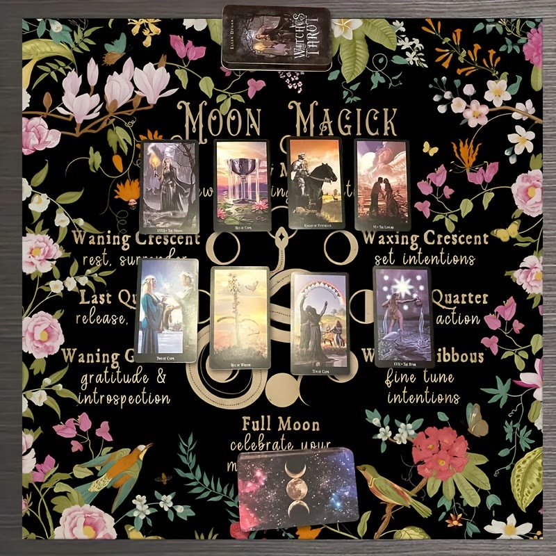 Olivenorma Snake &amp; Lutos Moon Magic Divinazione Tarocchi Tovaglia 