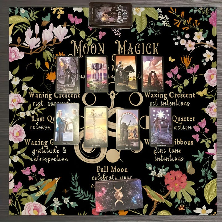 Olivenorma Snake &amp; Lutos Moon Magic Divinazione Tarocchi Tovaglia 