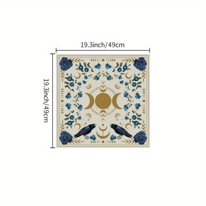 Olivenorma Moon Phase Altar Card Mat Tarocchi Tovaglia
