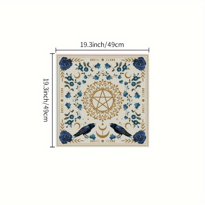 Olivenorma Moon Phase Altar Card Mat Tarocchi Tovaglia