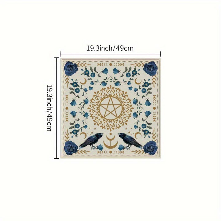 Olivenorma Moon Phase Altar Card Mat Tarocchi Tovaglia