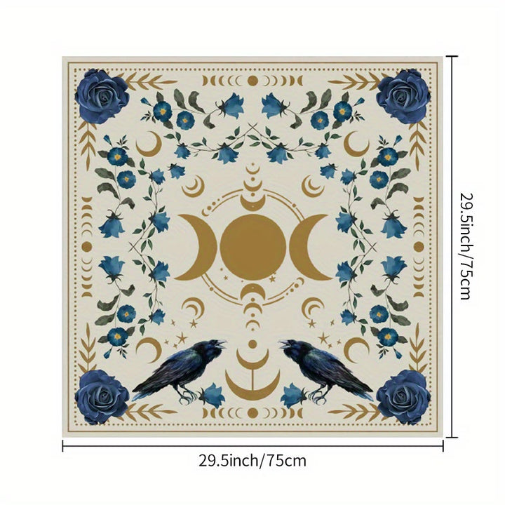 Olivenorma Moon Phase Altar Card Mat Tarocchi Tovaglia