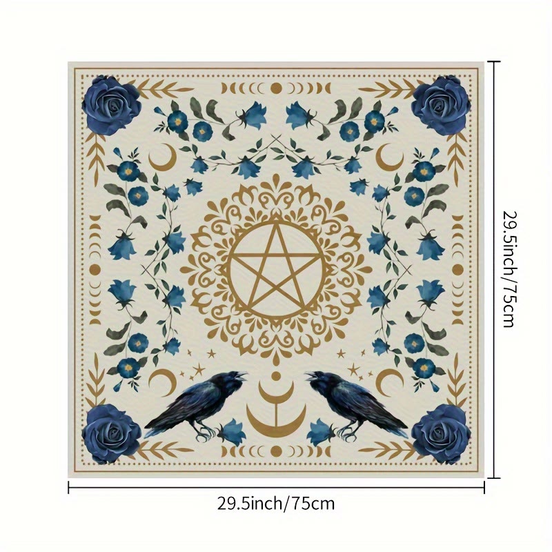 Olivenorma Moon Phase Altar Card Mat Tarocchi Tovaglia