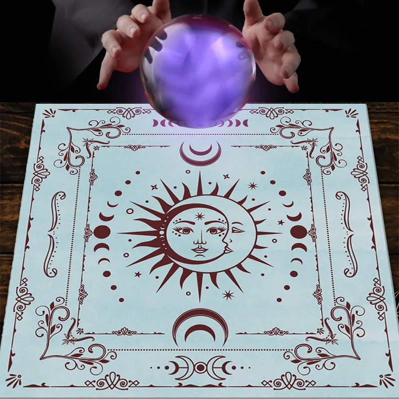 Tovaglia dei Tarocchi della Fase Lunare Mistica Olivenorma