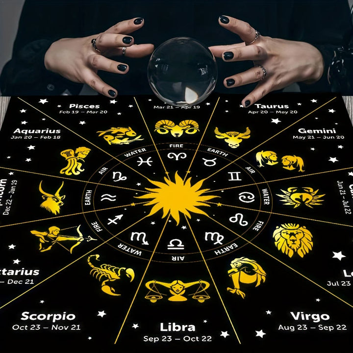 Olivenorma Zodiaco 12 Costellazioni Divinazione Tarocchi Tovaglia 