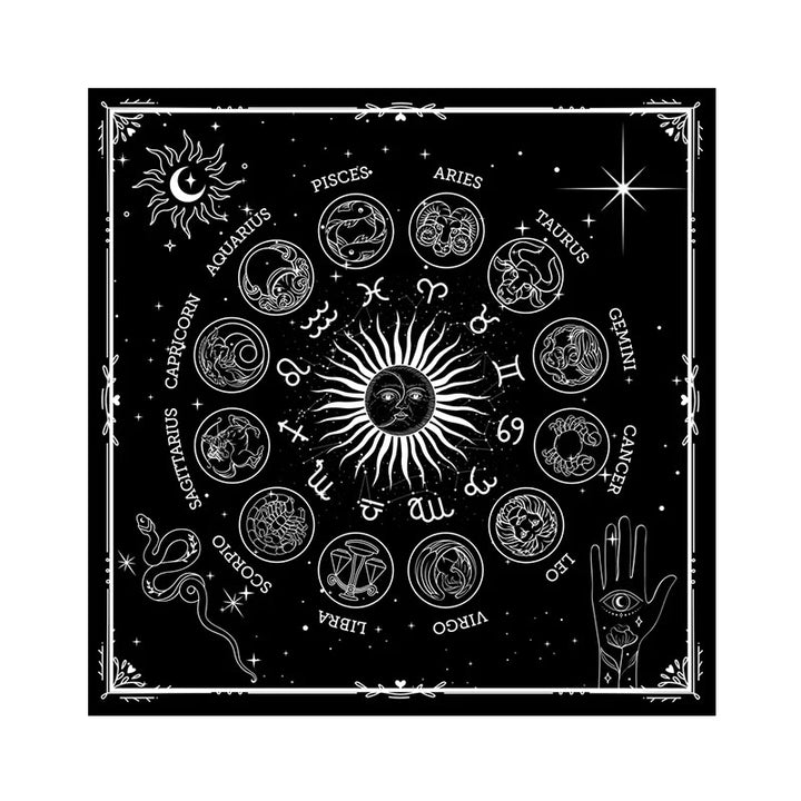 Olivenorma 12 Costellazioni Segni Zodiacali Tarocchi Tovaglia 
