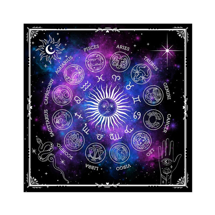 Olivenorma 12 Costellazioni Segni Zodiacali Tarocchi Tovaglia 