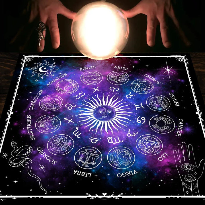 Olivenorma 12 Costellazioni Segni Zodiacali Tarocchi Tovaglia 