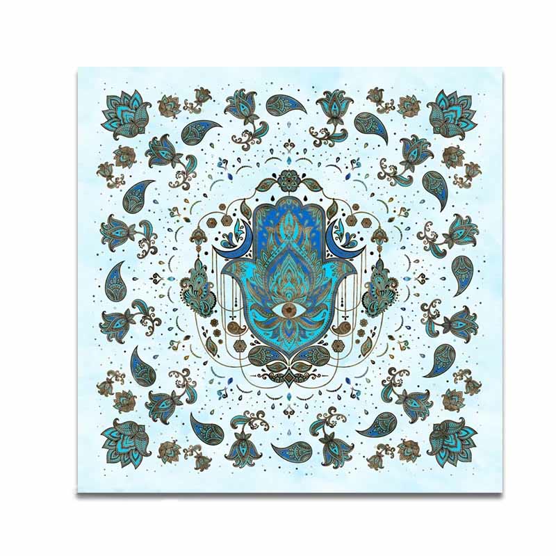 Olivenorma Hamsa Hand Stregoneria Astrologia Tarocchi Tovaglia