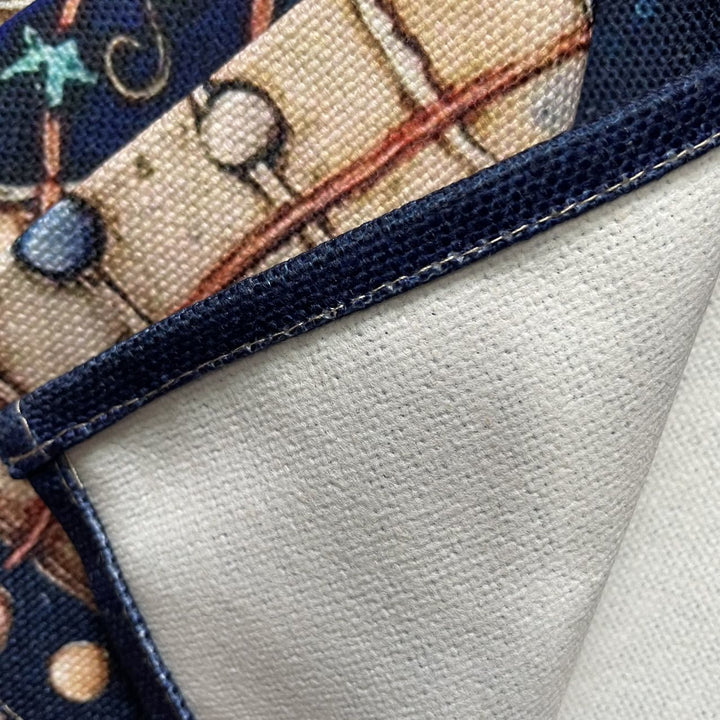 Tovaglia quadrata Olivenorma Wicca Crescent Altar Tarot