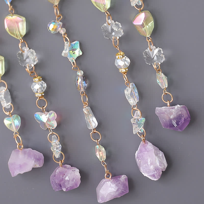 Olivenorma Lepidolite Albero della vita Suncatcher Wind Chime 