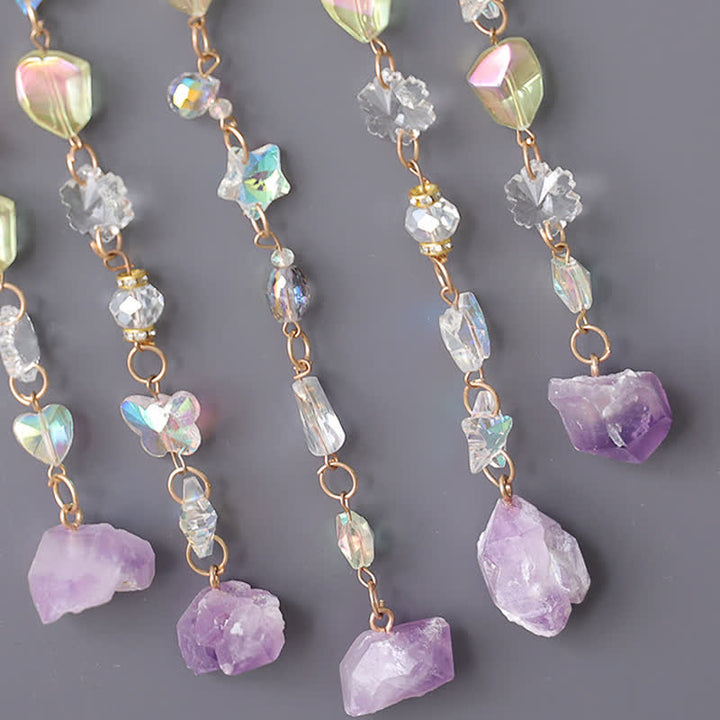 Olivenorma Lepidolite Albero della vita Suncatcher Wind Chime 