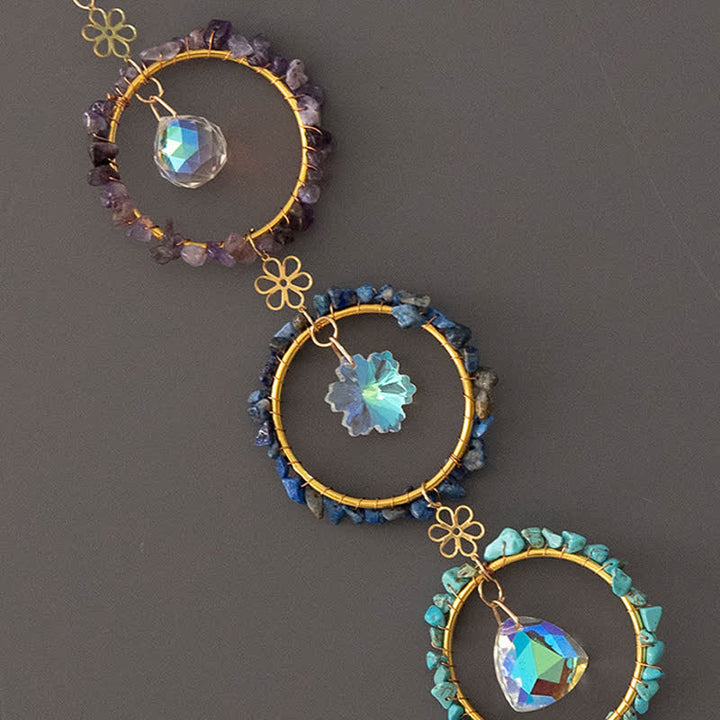 Olivenorma Chakra Ghiaia Acchiappasogni Campanello a vento decorativo