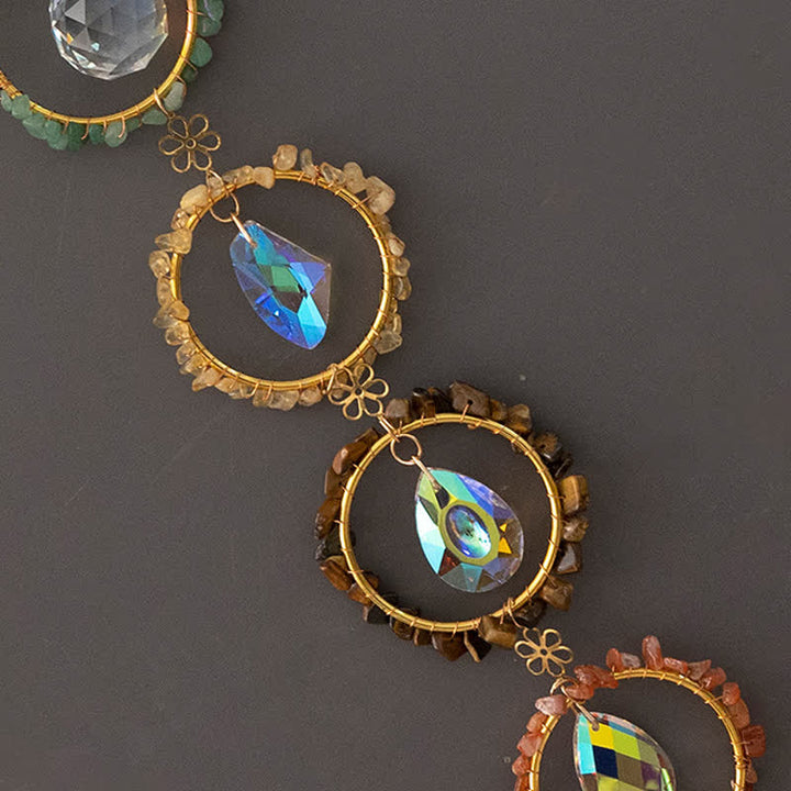 Olivenorma Chakra Ghiaia Acchiappasogni Campanello a vento decorativo