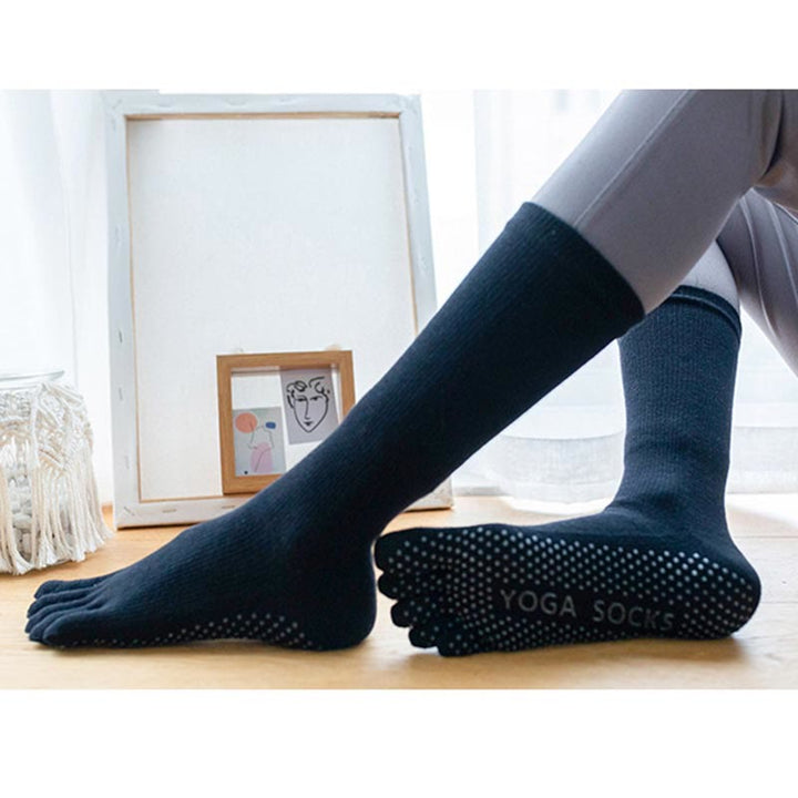 Calze da donna Olivenorma in cotone antiscivolo, traspiranti, ideali per Pilates, Barre, Fitness e Yoga, con vestibilità comoda ed elasticizzata. - image 7