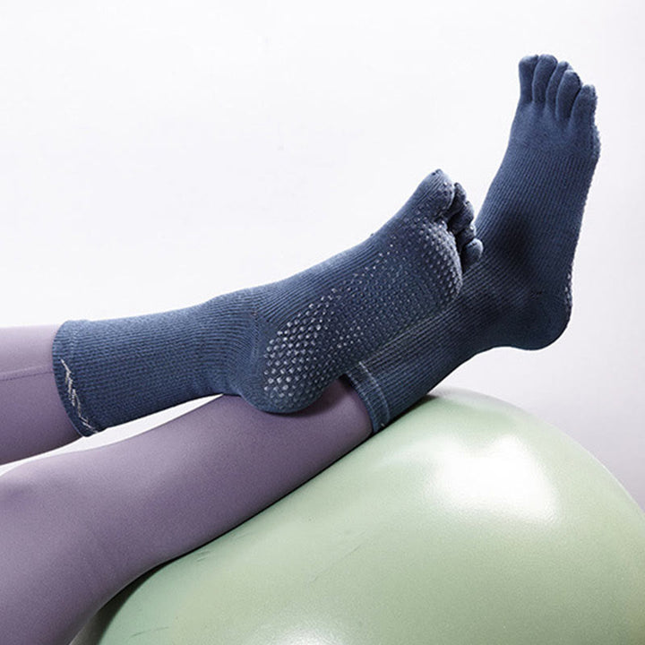 Calze sportive Olivenorma Barefoot Feel antiscivolo per Pilates, Barre e allenamento, con design flessibile e leggero, ideali anche per lo yoga. - image 4