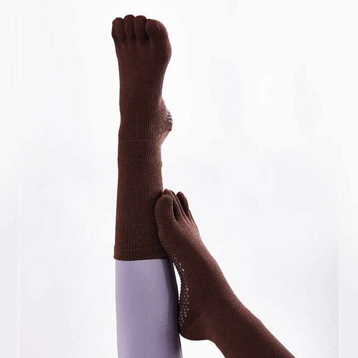 Calze sportive Olivenorma Barefoot Feel antiscivolo per Pilates, Barre e allenamento, con design flessibile e leggero, ideali anche per lo yoga. - image 15