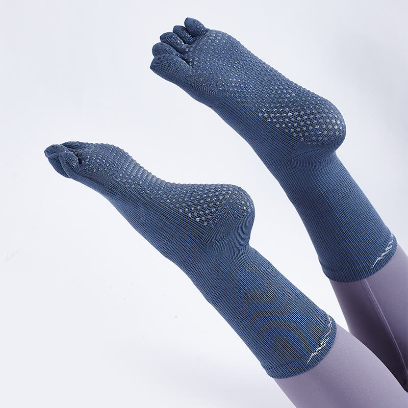 Calze sportive Olivenorma Barefoot Feel antiscivolo per Pilates, Barre e allenamento, con design flessibile e leggero, ideali anche per lo yoga. - image 3