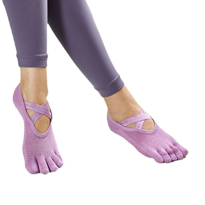 Calze Olivenorma per Pilates e Barre, con controllo della trazione e vestibilità comoda e traspirante, calze antiscivolo da yoga da donna. - image 16