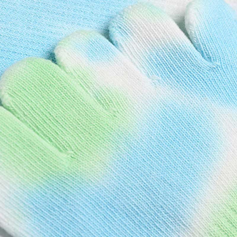 Calzini da yoga e pilates Olivenorma in cotone tie-dye, comodi, antiscivolo, ideali per allenamenti alla sbarra, traspiranti ed elasticizzati, perfetti per l'allenamento in studio. - image 4