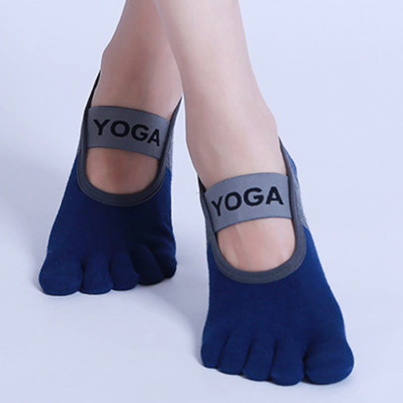 Calzini antiscivolo Olivenorma Five Toe Fitness Pilates Yoga