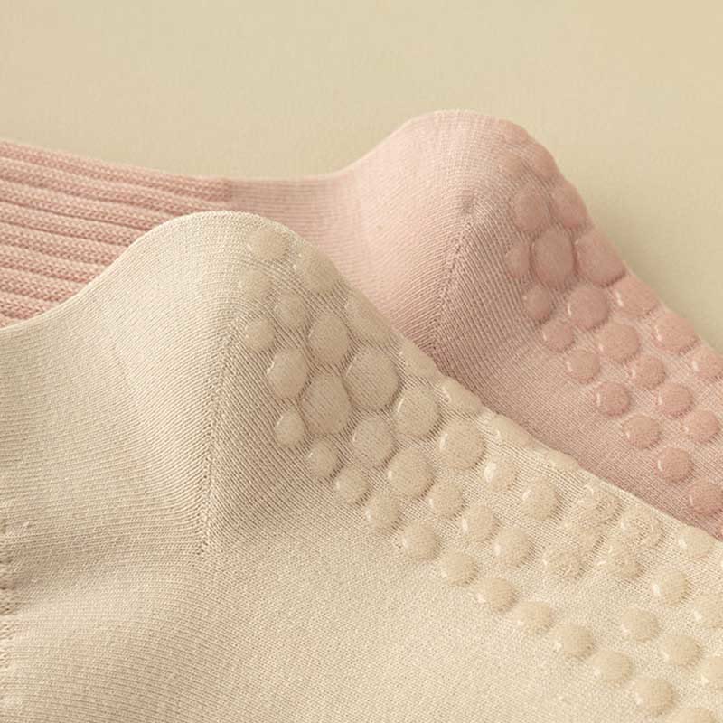 Calzini da yoga Olivenorma antiscivolo a righe solide e strutturate - image 5