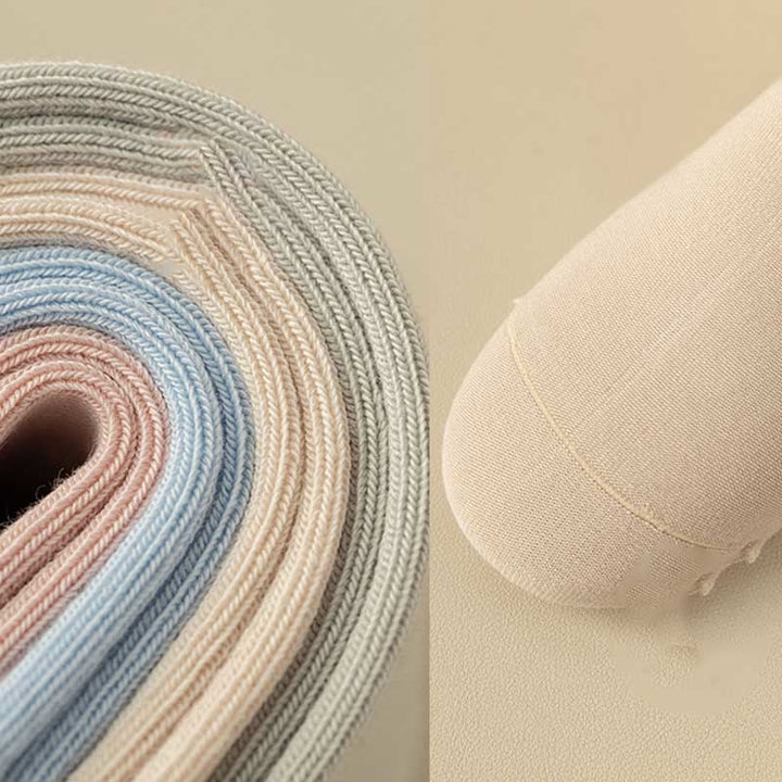 Calzini da yoga Olivenorma antiscivolo a righe solide e strutturate