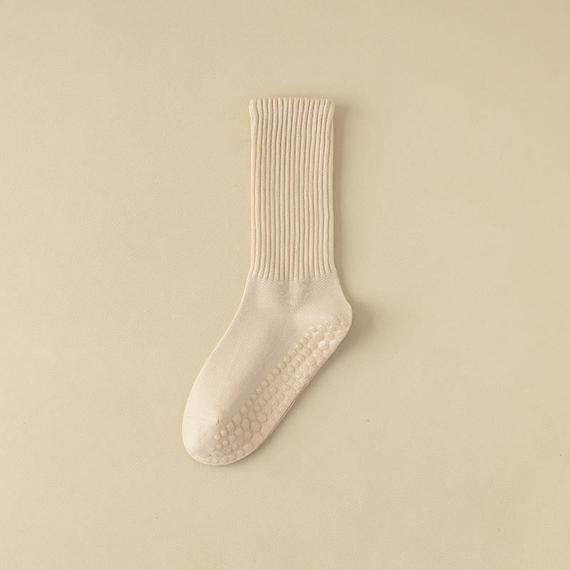 Calze Olivenorma a righe testurizzate, antiscivolo, per Pilates, Barre, comode per allenamento, con design in cotone traspirante, calze yoga - image 18
