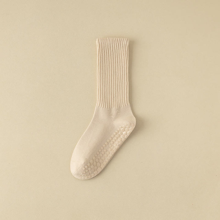 Calze Olivenorma a righe testurizzate, antiscivolo, per Pilates, Barre, comode per allenamento, con design in cotone traspirante, calze yoga - image 18